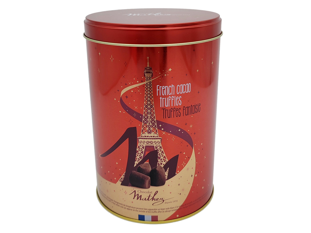 Mathez - Star metal tins – Cocoa truffles – 500g