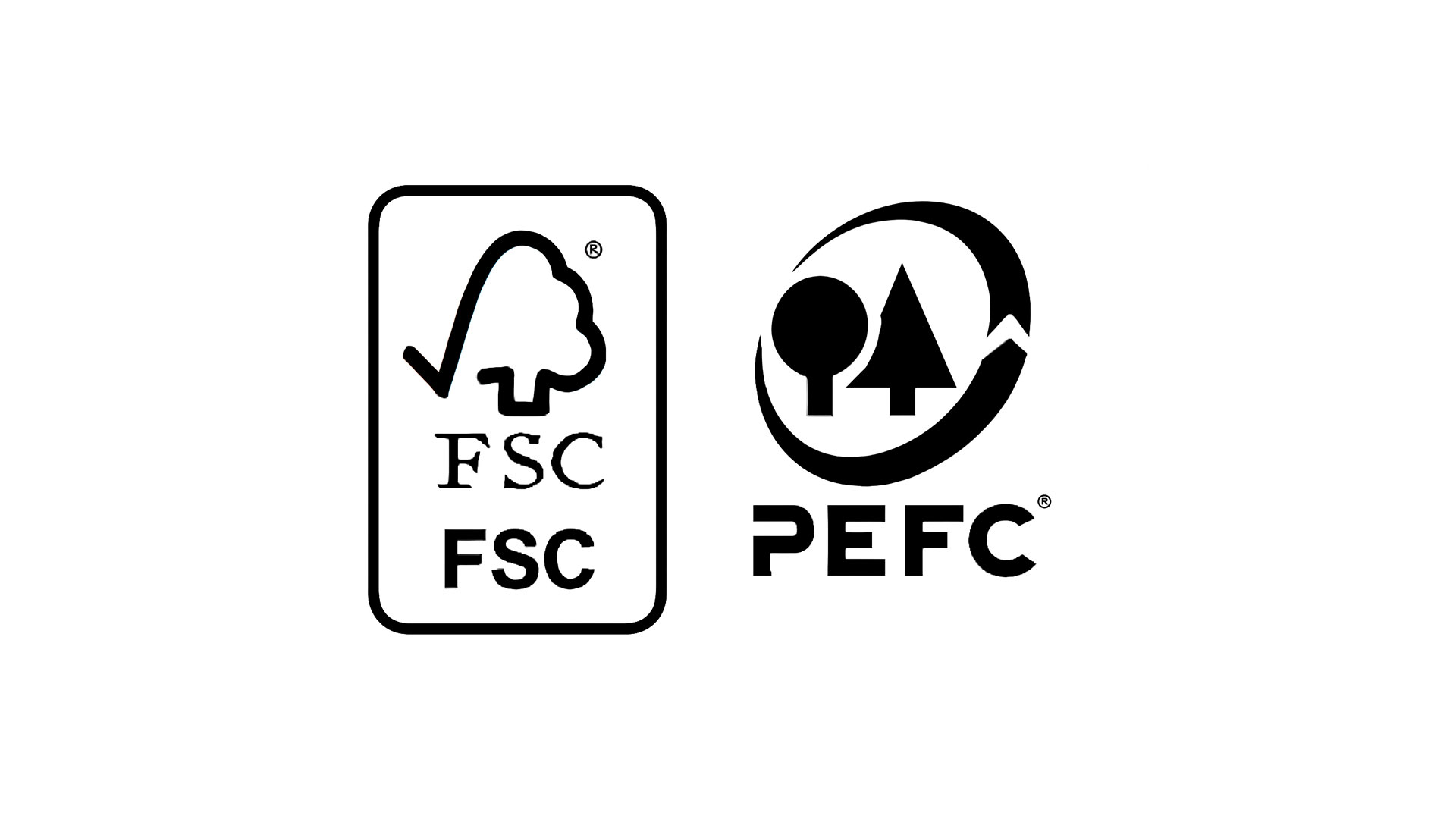 FSC, PEFC logos