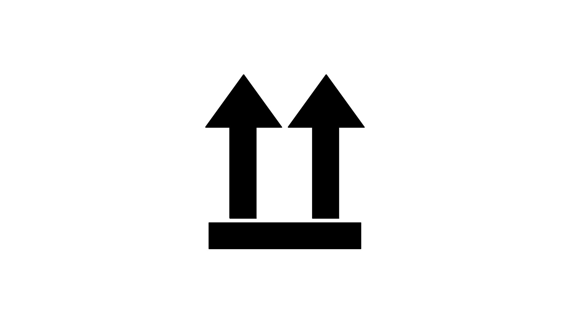 This way up symbol
